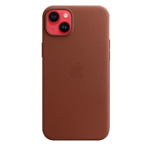 [PO23BIP13-1-13] iPhone 13|iPhone 14 Original Official Soft Silky Back Case (Brown)