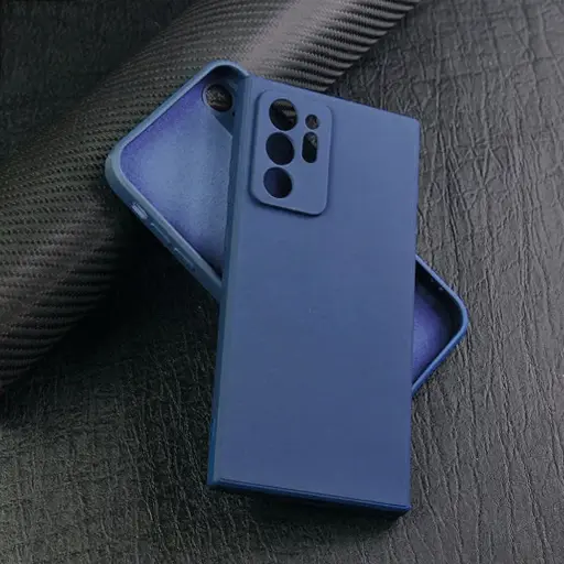 [PO23BSNOT20U-3-25] Samsung Galaxy Note 20 Ultra Official Soft Silky Back Case (Blue Gray)