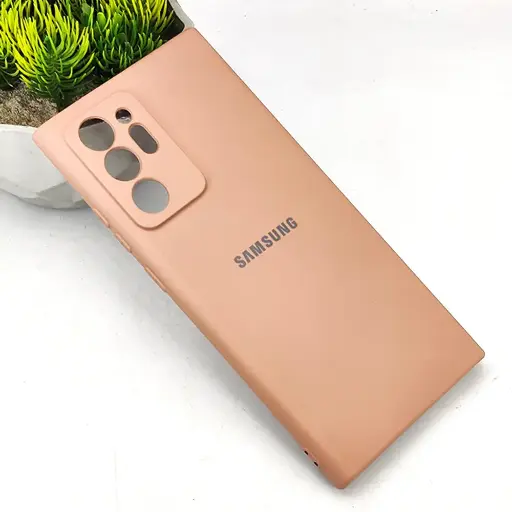 [PO23BSNOT20U-3-42] Samsung Galaxy Note 20 Ultra Official Soft Silky Back Case (Desert Titanium)