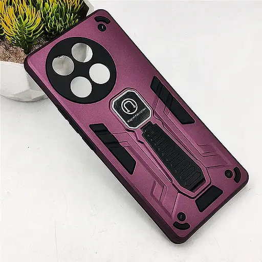[PO39BTCMN30S-2-21] Tecno Camon 30S Armour With Stand Back Case (Maroon)