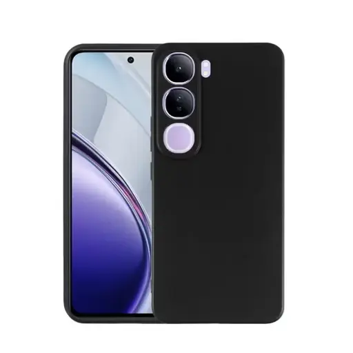 [PO23BVIY200-3-2] Vivo Y200 4G|V40 Lite|Y300 5G Official Soft Silky Back Case (Black)