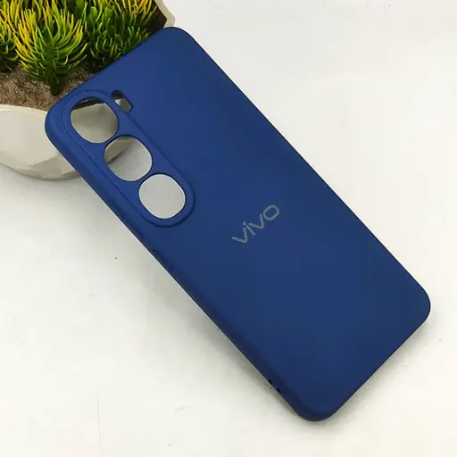 [PO23BVIY200-3-3] Vivo Y200 4G|V40 Lite|Y300 5G Official Soft Silky Back Case (Blue)