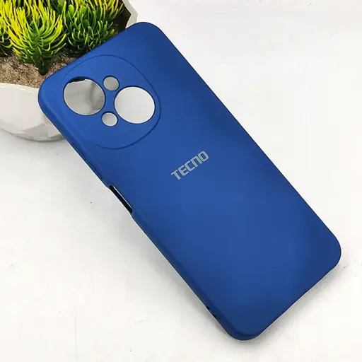 [PO23BTSPRKGO1-3-3] Tecno Spark GO 1|Pop 9 Official Soft Silky Back Case (Blue)