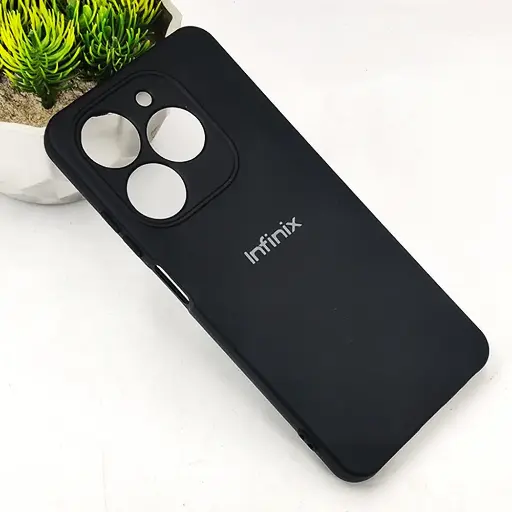 [PO23BTSPRK20C-3-2] Tecno Spark 20|Spark 20C|Spark Go 2024|Pop 8|Infinix Smart 8|Smart Pro|Smart 8 Plus|Hot 40i Official Soft Silky Back Case (Black)