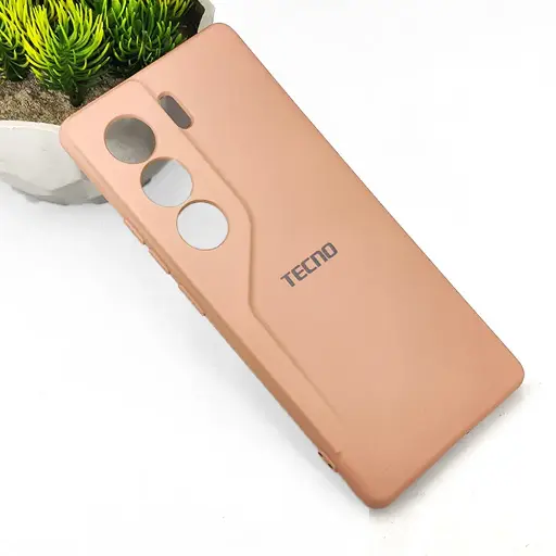 [PO23BTCMN40-3-42] Tecno Camon 40 4G Official Soft Silky Back Case (Desert Titanium)