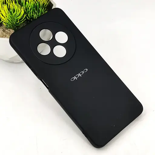 [PO23BORNO12F-3-2] Oppo Reno 12F Official Soft Silky Back Case (Black)