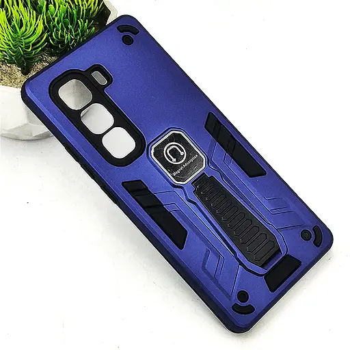 [PO39BIHOT50PRPL-2-17] Infinix Hot 50 Pro Plus Armour With Stand Back Case (Navy Blue) 