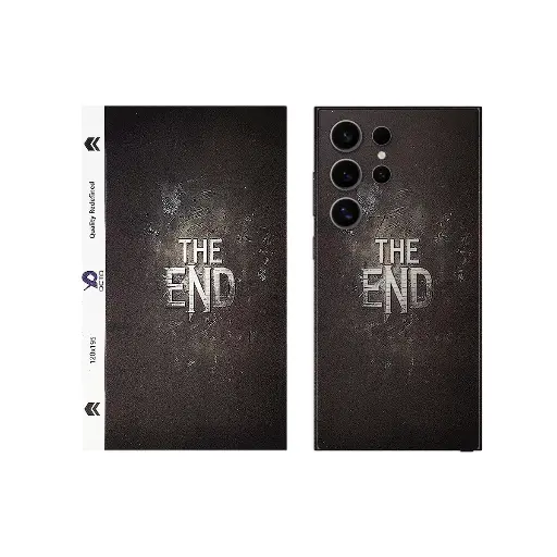 [SKIN-19-THE END] 3D Printed Mobile Back Customize Skin ( The End )