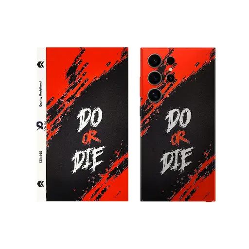 [SKIN-19-DOD] 3D Printed Mobile Back Customize ( Do Or Die )