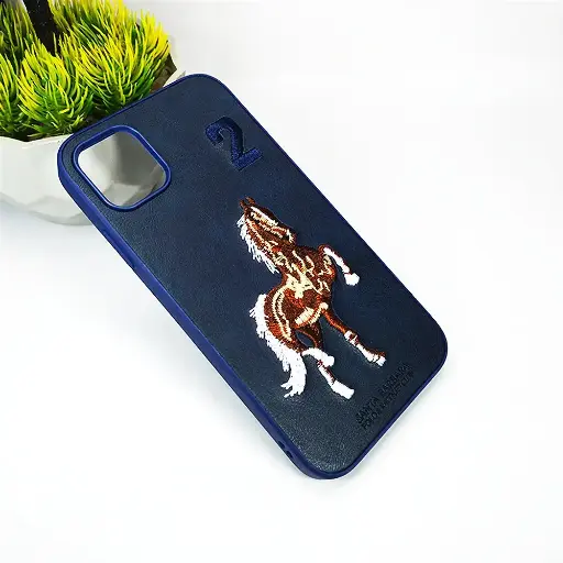 [PO43BIP12PMAX-17-17] iPhone 12 Pro Max Santa Barbara Polo&Racquet Club Back Case (Navy Blue)