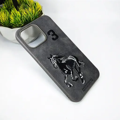 [PO43BIP14PMAX-17-36] iPhone 14 Pro Max Santa Barbara Polo&Racquet Club Back Case (Natural Titanium)