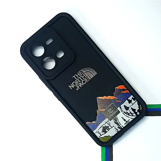 [PO14BVIV25E-19-2] Vivo V25/V25E Printed Soft Silicone Back Case (Black)