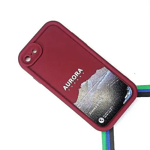[PO14BIP7G-19-21] Vivo S1 Printed Soft Silicone Back Case (Maroon)