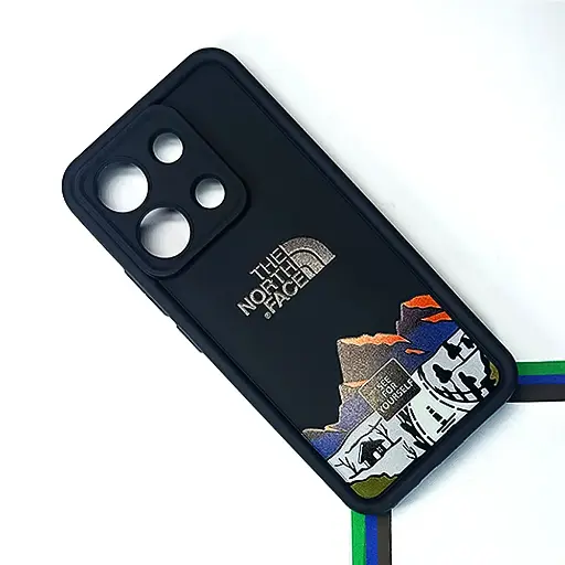 [PO14BMINOT13-19-2] Redmi Note 13 4G Printed Soft Silicone Back Case (Black)