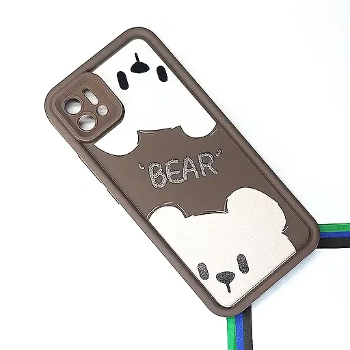 [PO14BOA16K-19-34] Oppo A16K|A16E Printed Soft Silicone Back Case (Dark Brown)