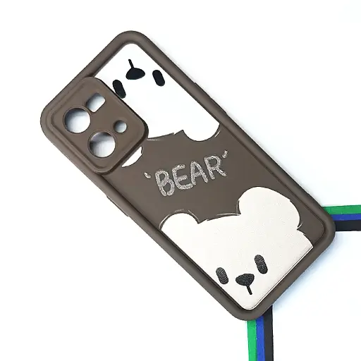[PO14BOF21PR-19-34] Oppo F21 Pro 4G Printed Soft Silicone Back Case (Dark Brown)