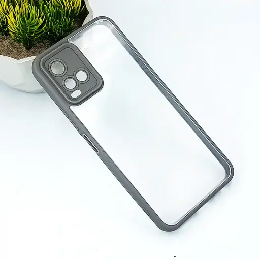 [PO10BVIY33S-6-35]  Vivo Y33s|Y33T|Y21T|Y21s Color & Transparent Spigen Back Case (Titanium) 
