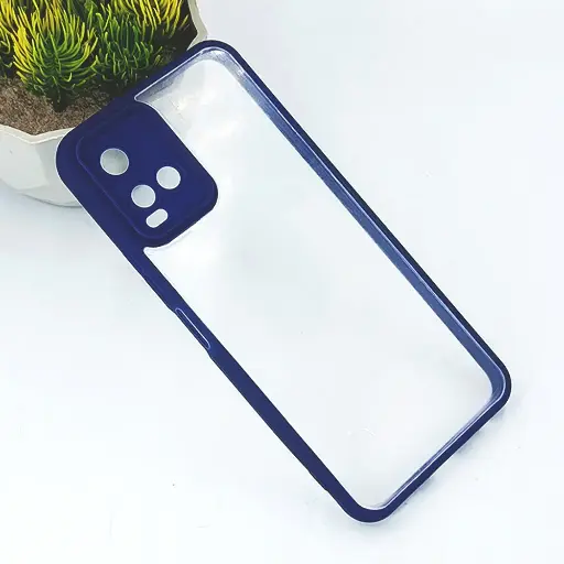 [PO10BVIY33S-6-17]  Vivo Y33s|Y33T|Y21T|Y21s Color & Transparent Spigen Back Case (Navy Blue)