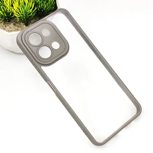 [PO10BVIY28-6-35]  Vivo Y28 4G Color & Transparent Spigen Back Case (Titanium)