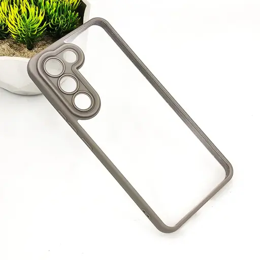 [PO10BVIY100-6-35]  Vivo Y100 4G|5G|V30 Lite 5G|Y200E 5G Color & Transparent Spigen Back Case (Titanium) 