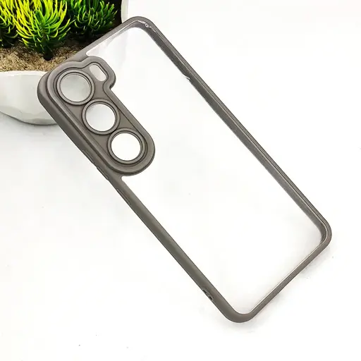 [PO10BVIY200-6-2]  Vivo Y200 4G|Y300 4G|V40 Lite 5G Color & Transparent Spigen Back Case (Black)