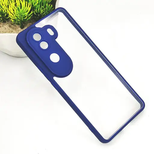 [PO10BVIV40E-6-17]  Vivo V40E 5G Color & Transparent Spigen Back Case (Navy Blue)