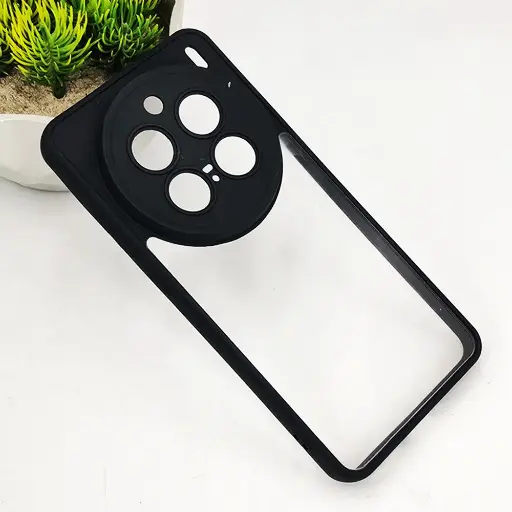 [PO10BVIX200PR-6-2] Vivo X200 Pro Color & Transparent Spigen Back Case (Black) 