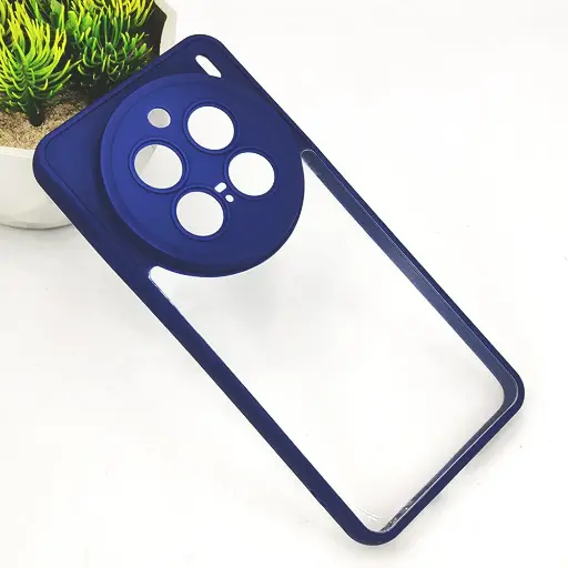 [PO10BVIX200PR-6-17] Vivo X200 Pro Color & Transparent Spigen Back Case (Navy Blue)