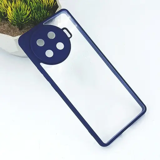 [PO10BTSPRK20PRPL-6-17] Tecno Spark 20 Pro Plus Color & Transparent Spigen Back Case (Navy Blue)