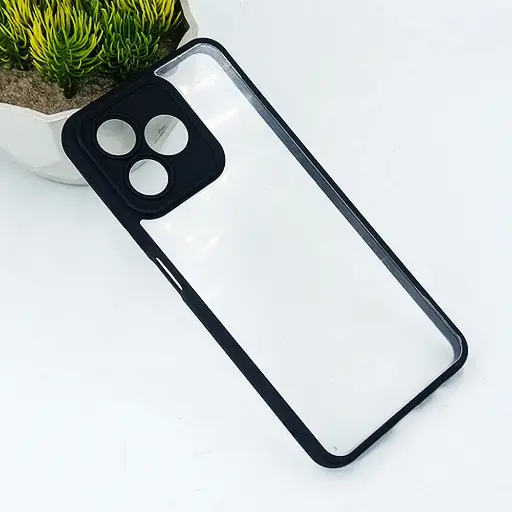 [PO10BORELMEC51-6-2] Oppo Realme C51|C53|Note 50 Color & Transparent Spigen Back Case (Black) 