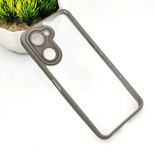 [PO10BORELMENOT60-6-35] Oppo Realme Note 60 4G Color & Transparent Spigen Back Case (Titanium) 