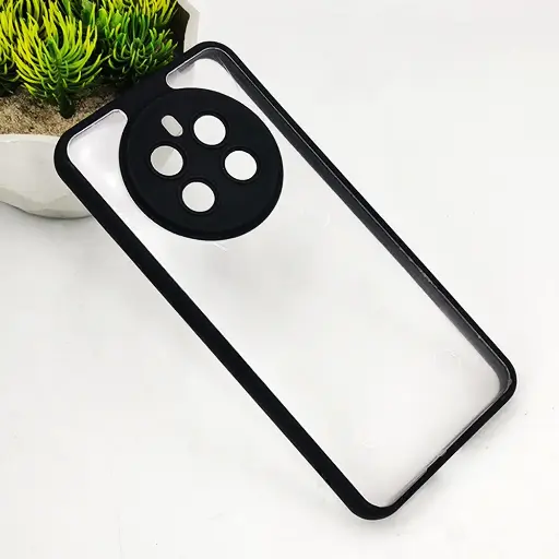 [PO10BORELME12PL-6-2] Oppo Realme 12 Plus Color & Transparent Spigen Back Case (Black) 