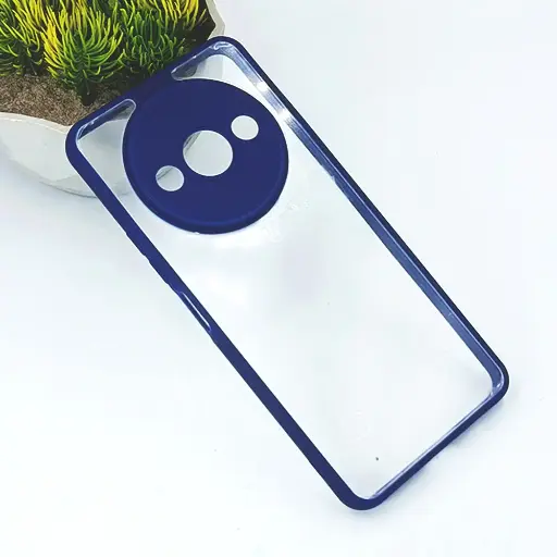 [PO10BMIA3-6-17] Redmi A3 / A3X Color & Transparent Spigen Back Case (Navy Blue)