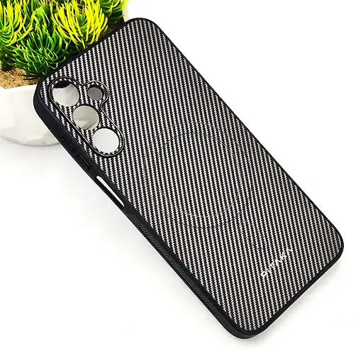 [PO4BSA16-13-35] Samsung Galaxy A16 5G PITAKA Carbon Fiber With Wireless Magsafe Back Case (Titanium)