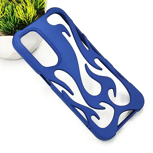 [PO38BSA16-13-17] Samsung Galaxy A16 4G|5G FlameFlex Metal Feel Flexible Shock Proof Case (Navy Blue)