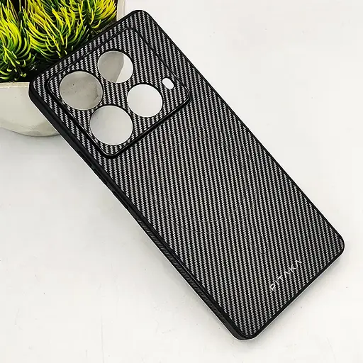 [PO4BINOT40-13-35] Infinix Note 40 4G PITAKA Carbon Fiber With Wireless Magsafe Back Case (Titanium)
