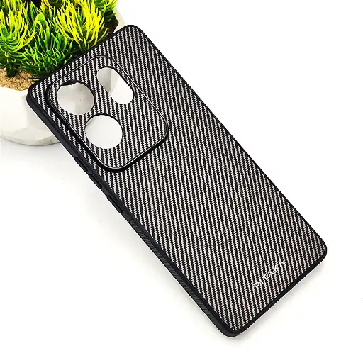 [PO4BIZRO30-13-35] Infinix Zero 30 4G PITAKA Carbon Fiber With Wireless Magsafe Back Case (Titanium)