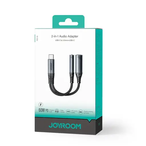 [CONOJRT0T03.5] Joyroom SYC02 Type-C To Type-C + 3.5MM Connector 