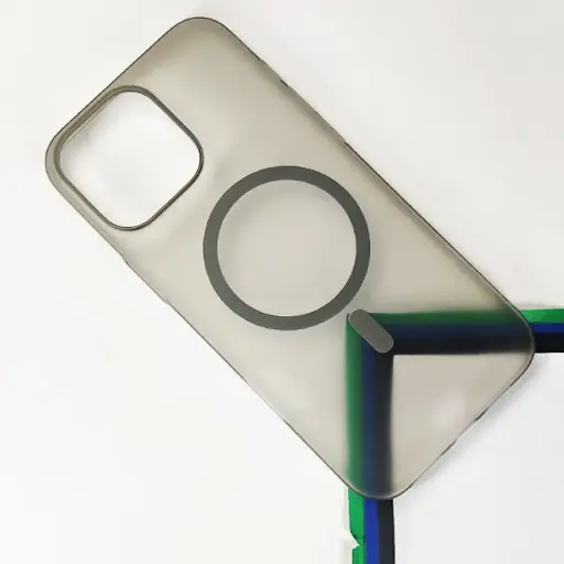 [PO4BIP16PMAX-14-2] iPhone 16 Pro Max MagSafe & Matt Hard Paper Back Case (Black)