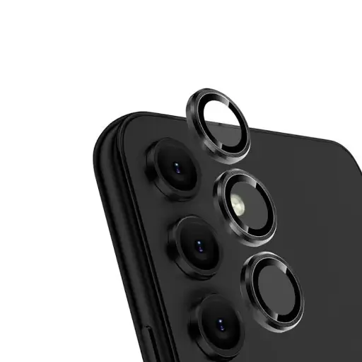 [PL14SA15-3-2] Samsung A15/A34/A54 Camera Rings - Black | Durable Protection for Your Lens 