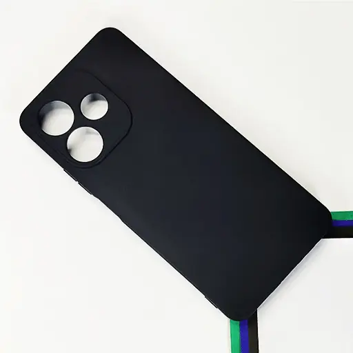 [PO4BOA5PR-4-2] Oppo A5 Pro 4G Matte Soft Silicone Paper Back Case (Black)