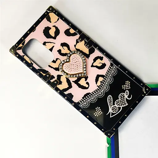 [PO60BORNO6-5-22] Oppo Reno 6 4G Ladies Luxury LV Case With Back Ring Case (Baby Pink)