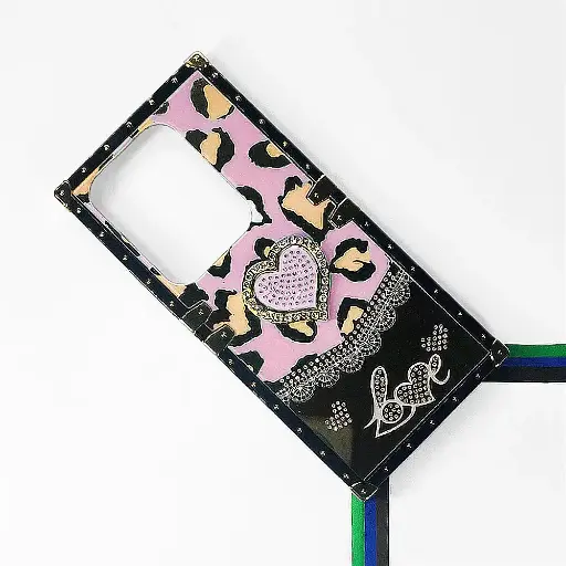[PO60BINOT30-5-22] Infinix Note 30 4G Ladies Luxury LV Case With Back Ring Case (Baby Pink)