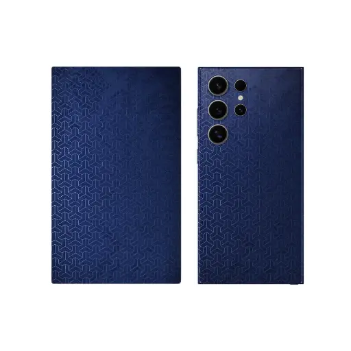 [SKIN-18-3] Leather Mobile Back Customize Skin  (Blue)