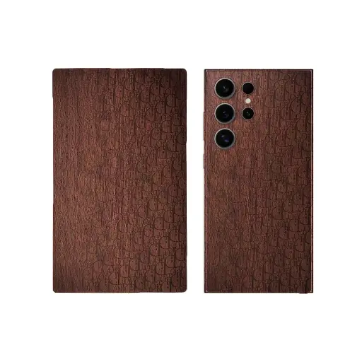 [SKIN-18-DIOR] Leather Mobile Back Skin - Customizable Protection for Your Device (DIOR)