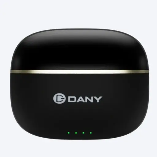 [HFB7DNY8-8-2] Dany Alpha Aitdots 500 Wireless Bluetooth Earbuds With ANC Mode (Black)