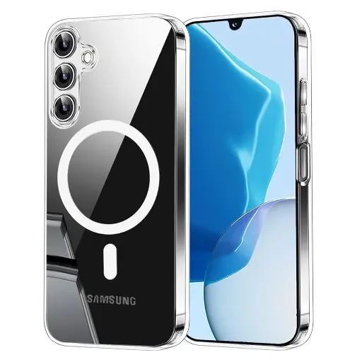 [PO7BSA16-11] Samsung Galaxy A16 4G|5G Magnetic Magsafe Wirelees Transparent Back Case