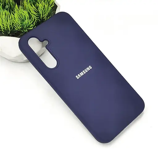 [PO23BSA54-1-17] Samsung A54 5G Original Official Soft Silky Case (Navy Blue)