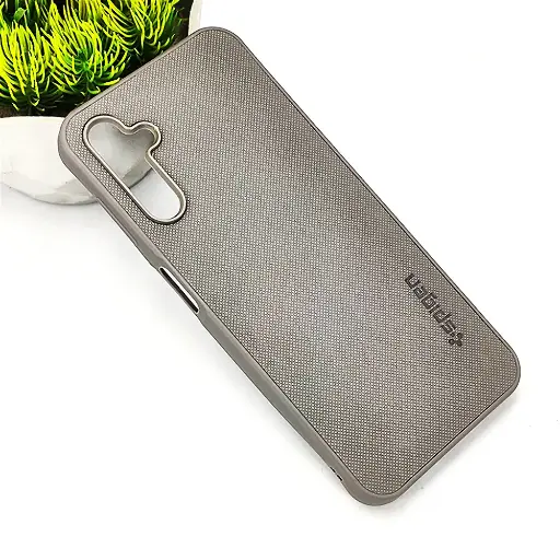 [PO32BSA14-16-9] Samsung A14 4G Spigen Hard Dotted Leather Back Case (Gary)