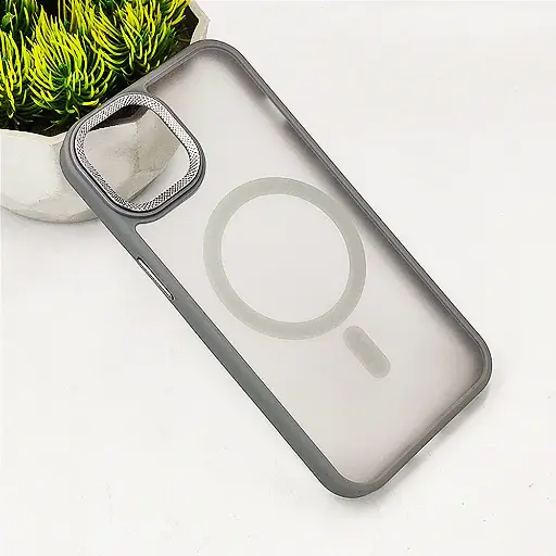 [PO6BIP12PR-19-36] iPhone 12 Pro|iPhone 12 MagSafe 3D Matte Back Case (Natural Titanium)